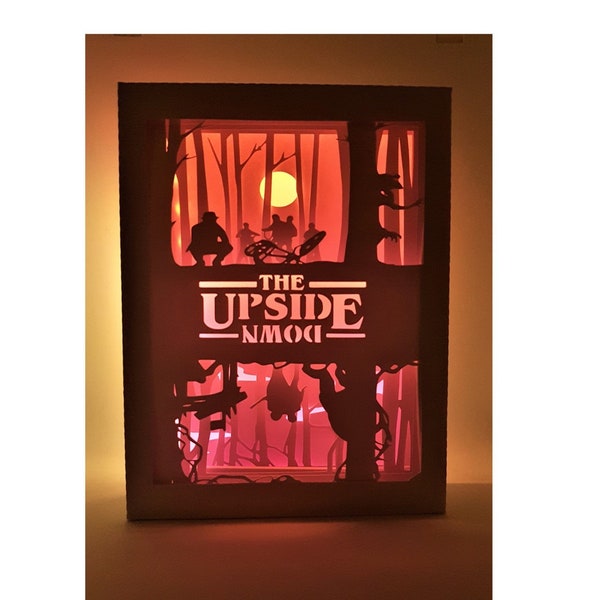 Horror shadow box SVG PDF PNG paper cutting instant download template Cut file A4 and 8X10 Inch 3D Cuts Halloween gifts for kids upside Horror shadow box SVG PDF PNG paper cutting instant download template Cut file A4 and 8X10 Inch 3D Cuts Halloween gifts for kids upside