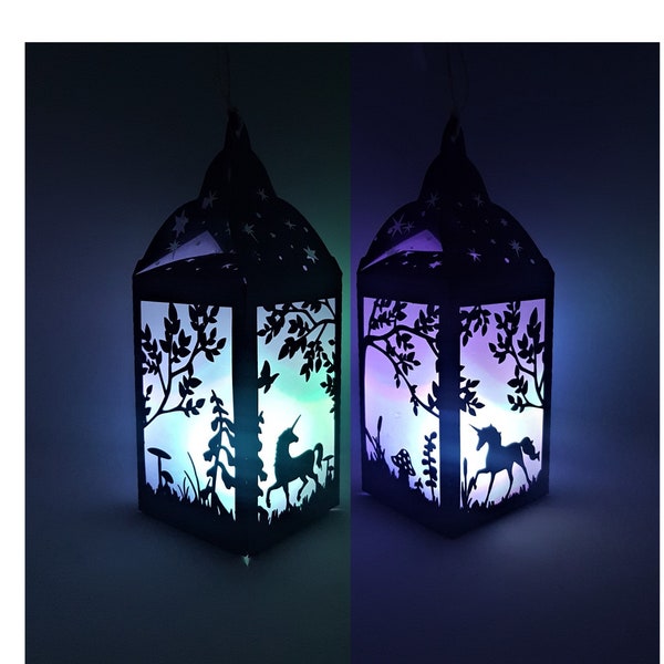 Unicorn Lantern - Etsy