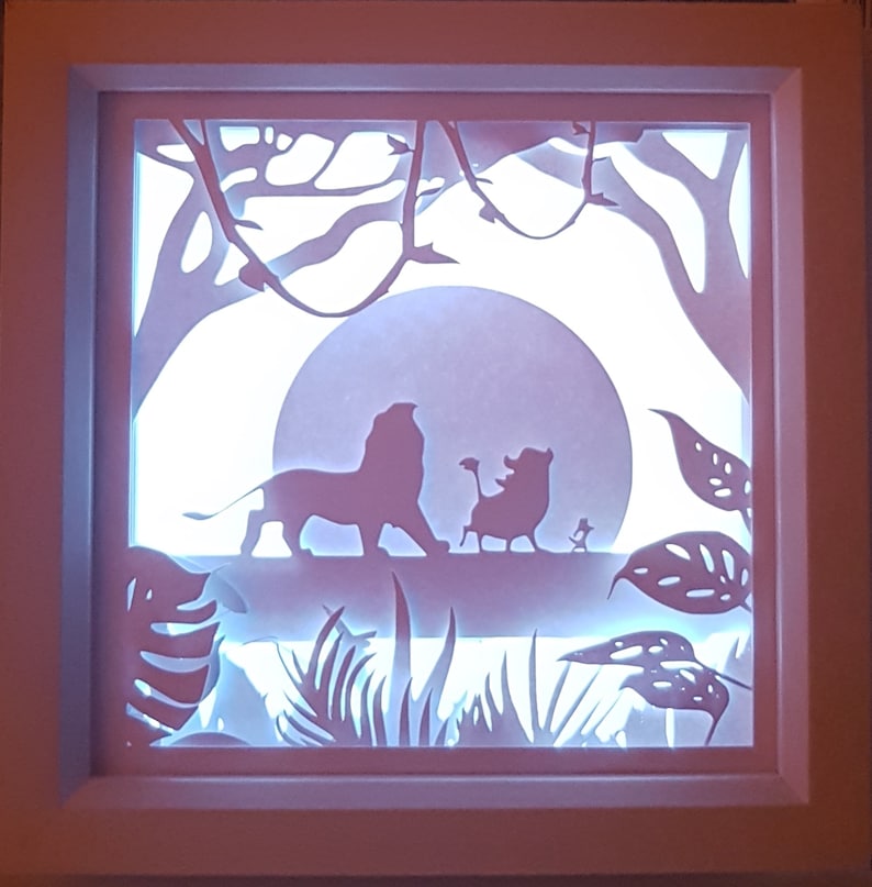 Free Free 244 Lion King Shadow Box Svg SVG PNG EPS DXF File