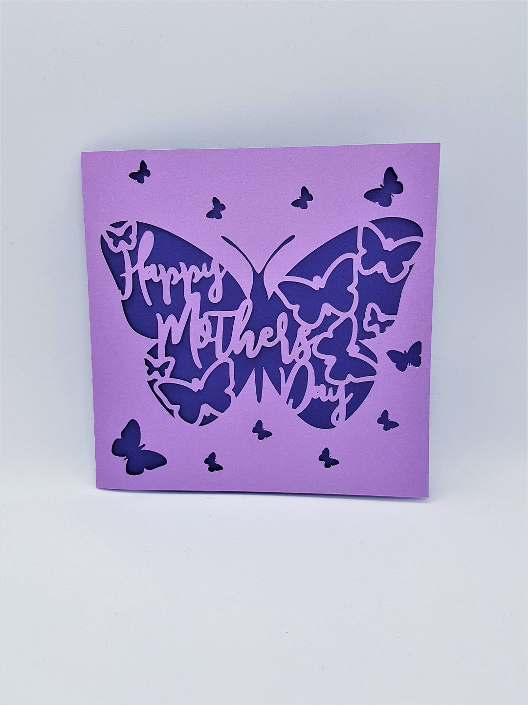 Mother's Day Cut Out Card SVG PDF PNG Paper Cutting Etsy
