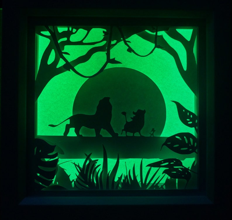 Free Free 201 Lion King Shadow Box Svg SVG PNG EPS DXF File