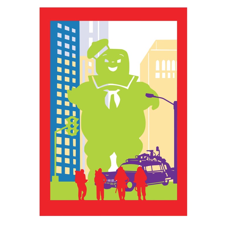 Download Ghostbusters inspired Halloween shadow box SVG PDF PNG ...