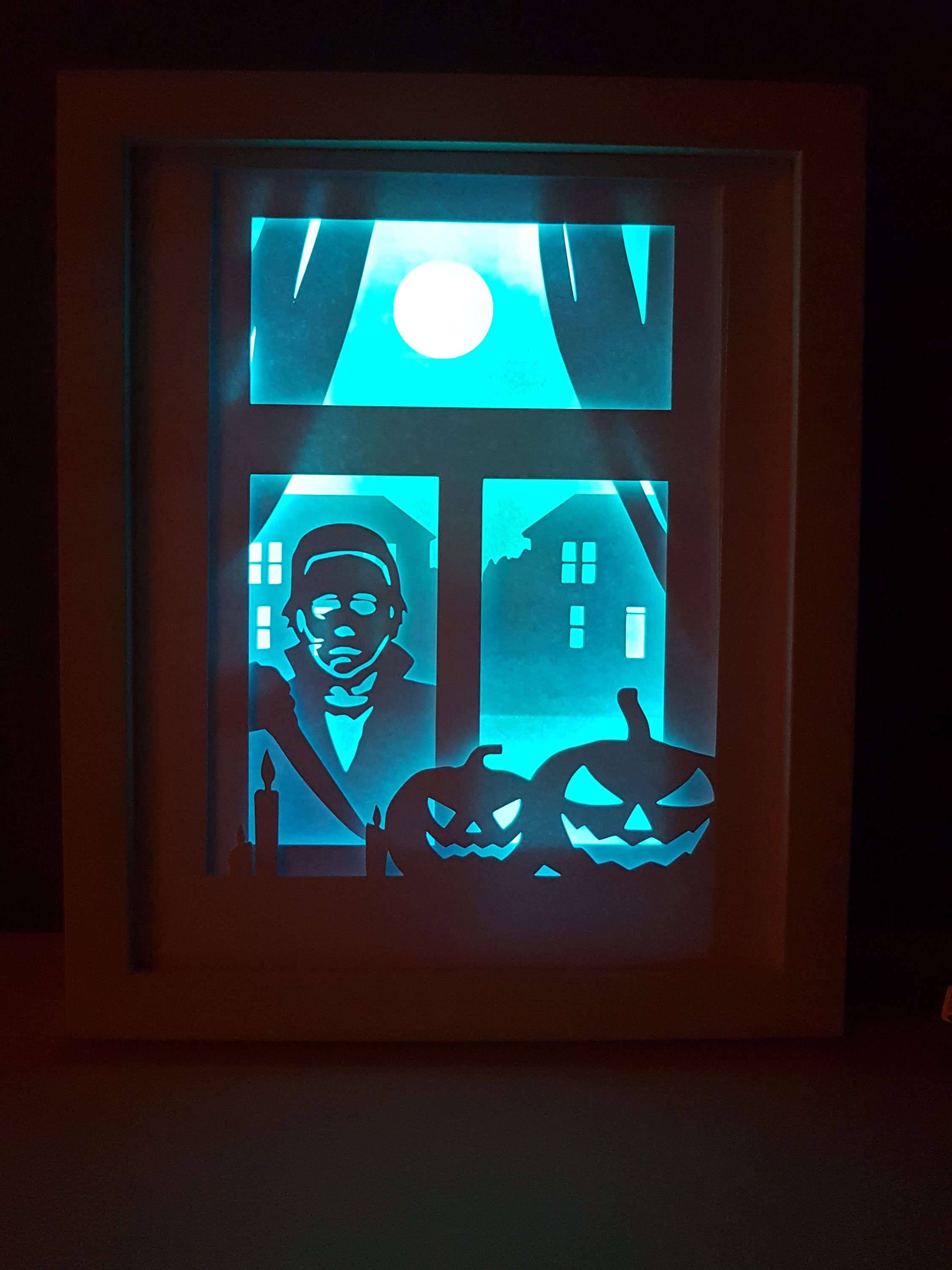 Free Halloween Shadow Box Svg - Layered Halloween Shadow Box Svg Files