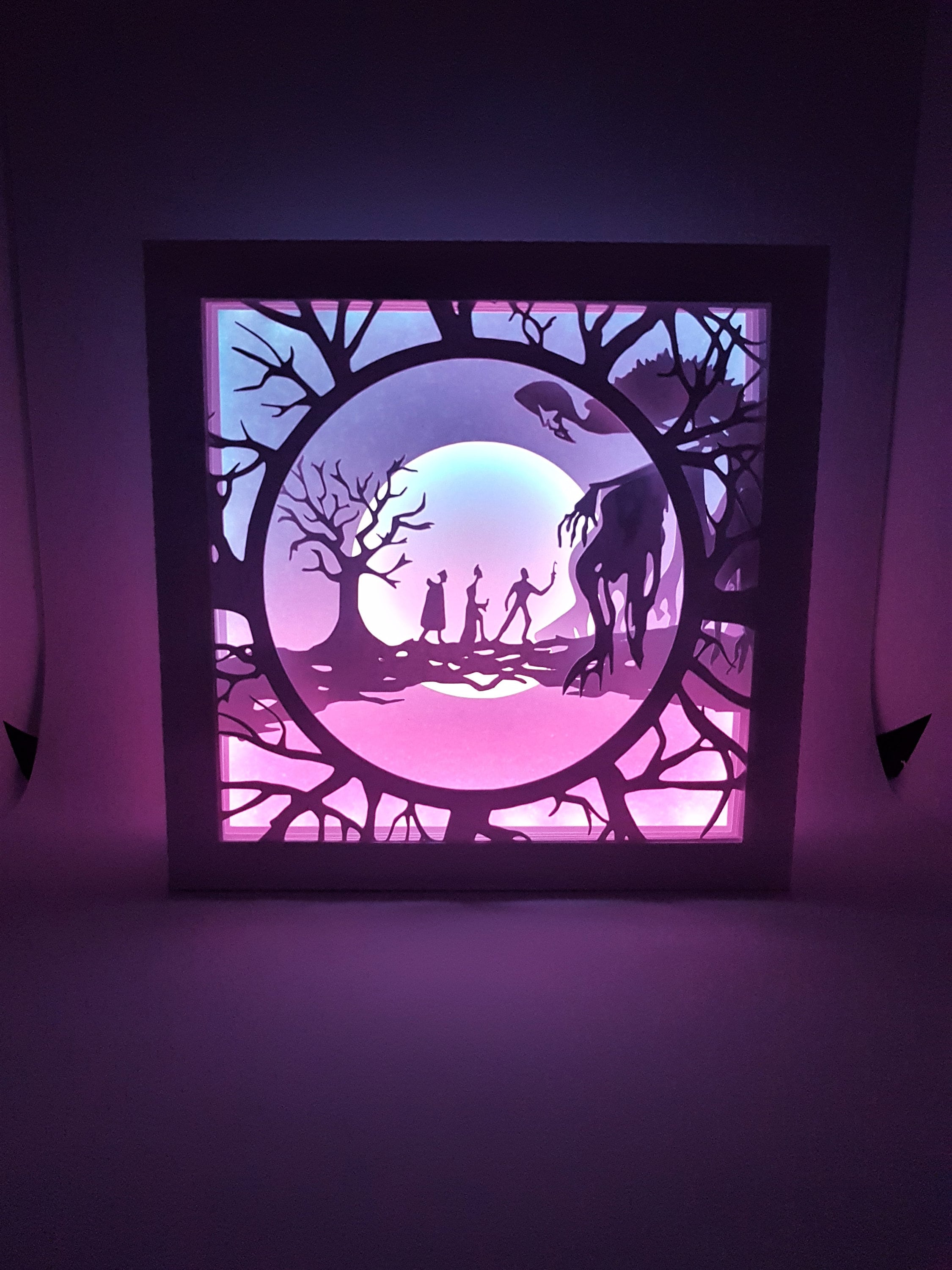 Templates Paper & Party Supplies Wizard Magic inspired shadow box SVG ...