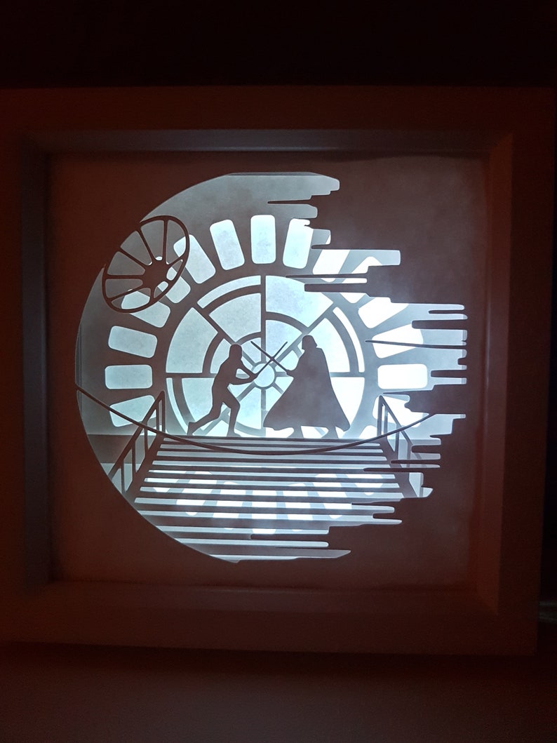 Download Star Wars inspired shadow box SVG PDF PNG paper cutting | Etsy