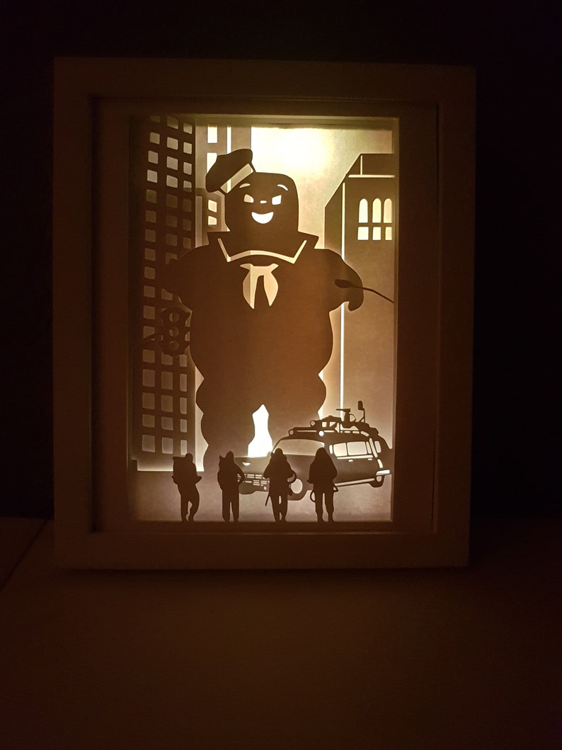 Download Ghostbusters inspired Halloween shadow box SVG PDF PNG ...