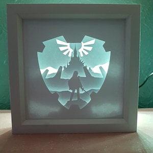 Plantilla de descarga instantánea de corte de papel SVG PDF PNG de caja de sombra Archivo de corte 8x8 10x10 12x12 regalo para cumpleaños, juego de San Valentín