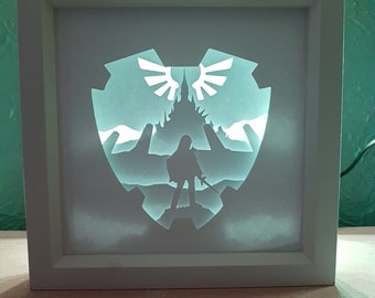 shadow box SVG PDF PNG paper cutting instant download template Cut file 8x8 10x10 12x12 gift for birthday, valentines game