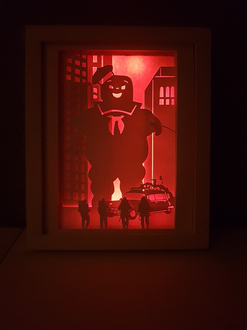 Download Ghostbusters inspired Halloween shadow box SVG PDF PNG ...