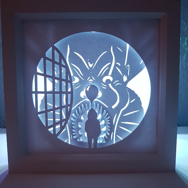 Halloween clown shadow box SVG PDF PNG paper cutting instant download template Cut file 8x8 Inch 3D Cuts birthday gift Halloween clown shadow box SVG PDF PNG paper cutting instant download template Cut file 8x8 Inch 3D Cuts birthday gift