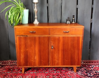 midcentury chest of drawers wooden sideboard 60s cabinet