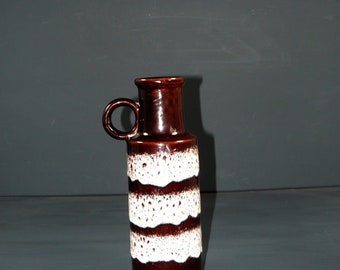 midcentury table vase*Scheurich*60s FatLava table vase WGP