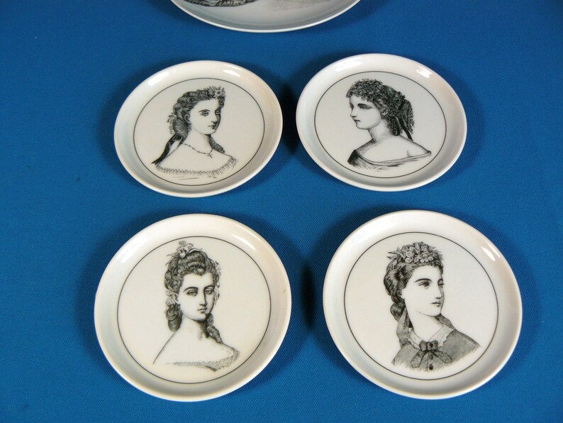 Porcelain plate F\u00fcrstenberg Mode 1865 Vintage 5 Offer bowls