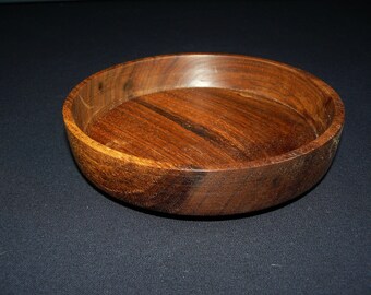 Vintage wooden bowl solid wood plum handmade unique fruit bowl