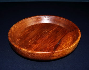 Vintage wooden bowl solid wood plum handmade unique fruit bowl