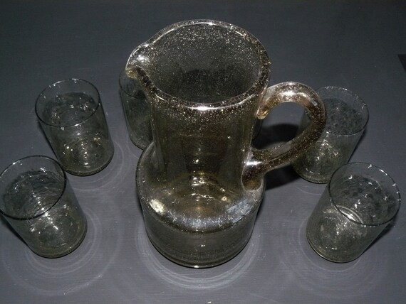 Jarra De Agua (Carafe à Eau) HERMÈS En Cristal Soufflé à Main - Modèle Bubble - 650 Ml - NEUVE