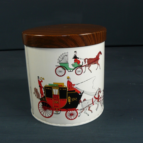 vintage tin can *J.J.Darboven Hamburg* 70s coffee can