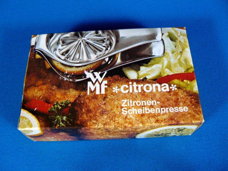 WMF lemon slices torrona 70s German OVP Vintage