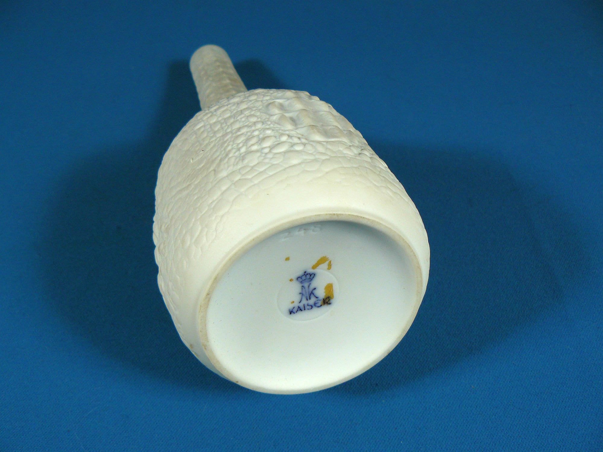 Vintage Porzellan Vase AK Kaiser 248 Bisquit weiß Krokolook Etsy