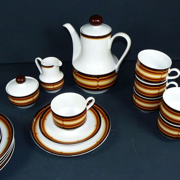 vintage coffee service*Winterling Röslau*porcelain 70s cult