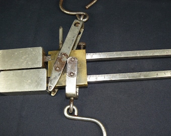 vintage bar scale tare scale up to 12kg sack scale 50s