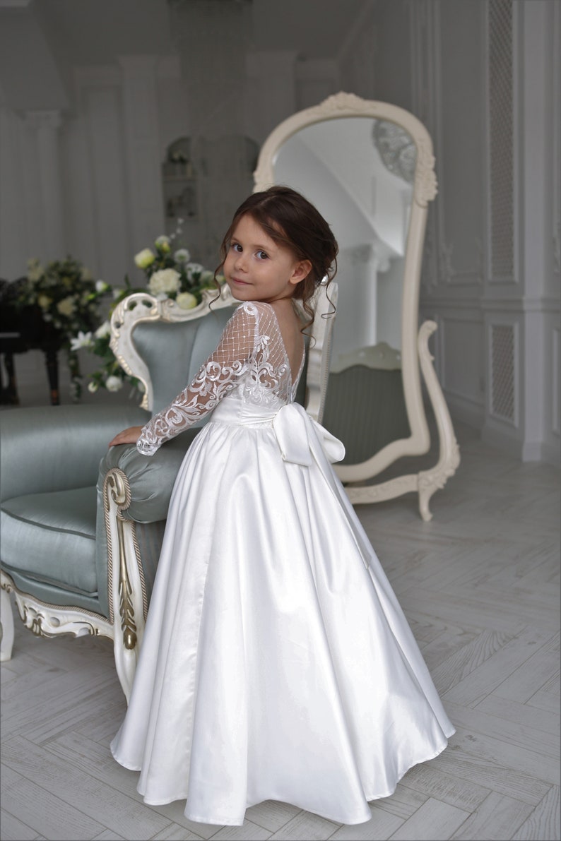 Ivory Flower Girl Dresswedding Baby Dresstutu Dress Etsy