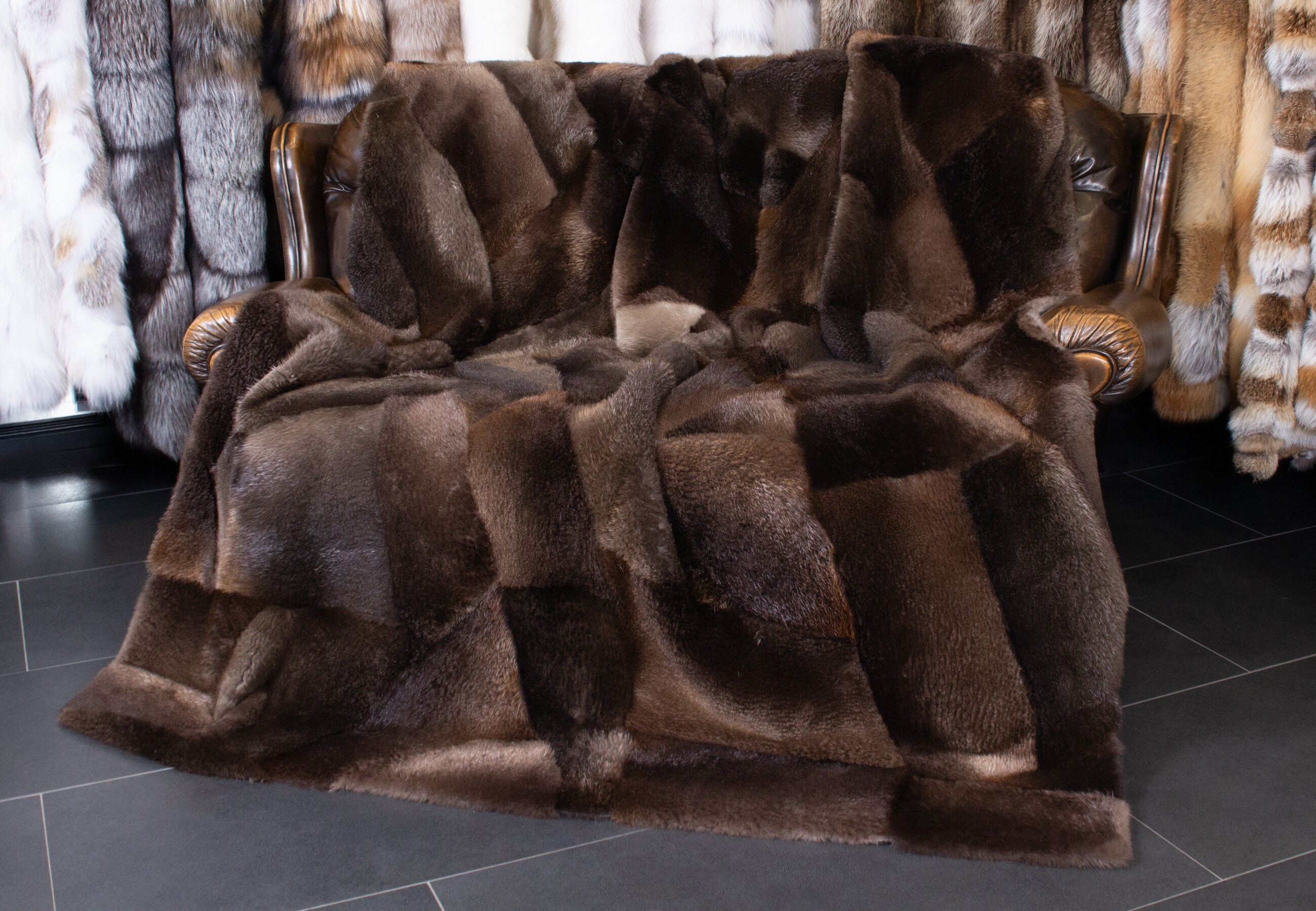 Beaver fur blanket best sale