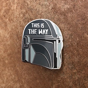 Space Warrior Helmet “This is the Way” hard enamel pin