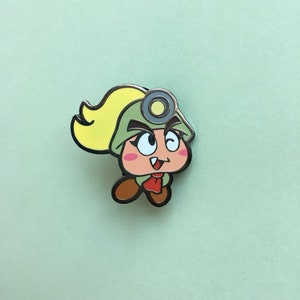 Goombella Paper Mario hard enamel pin