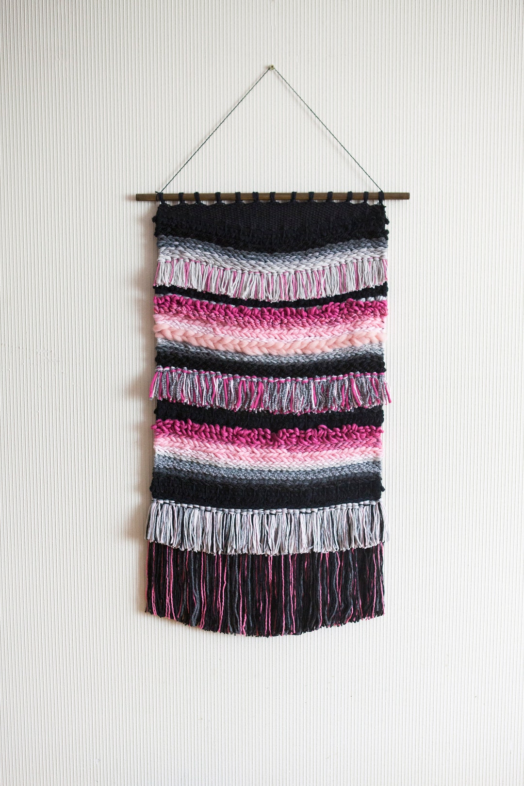 Weaving Wall Art Decor Modern Woven Wall Hanging Tapestry Etsy