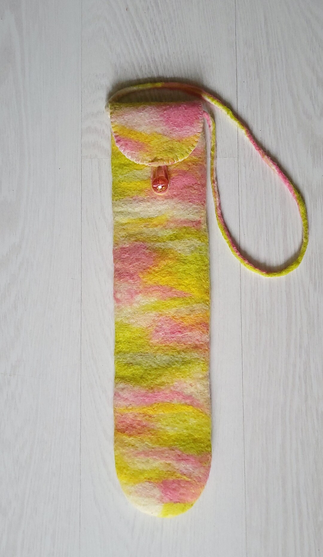 Waldorf Flute Case. Felted Wool Cover, School Recorder Bag, Flute Cover