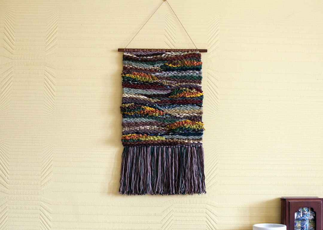 Weaving Wall Art Decor Modern Woven Wall Hanging Tapestry Etsy