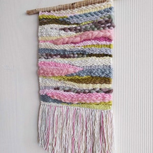 Woven Wall Hanging Tapestry Weaving Wall Art Decor Modern image 3