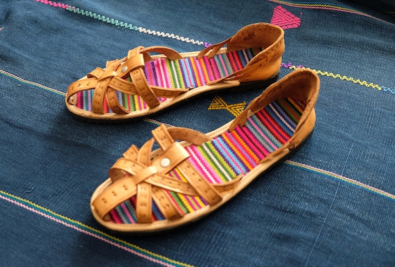 Leather sandals / slides / flats / huaraches / Gua
