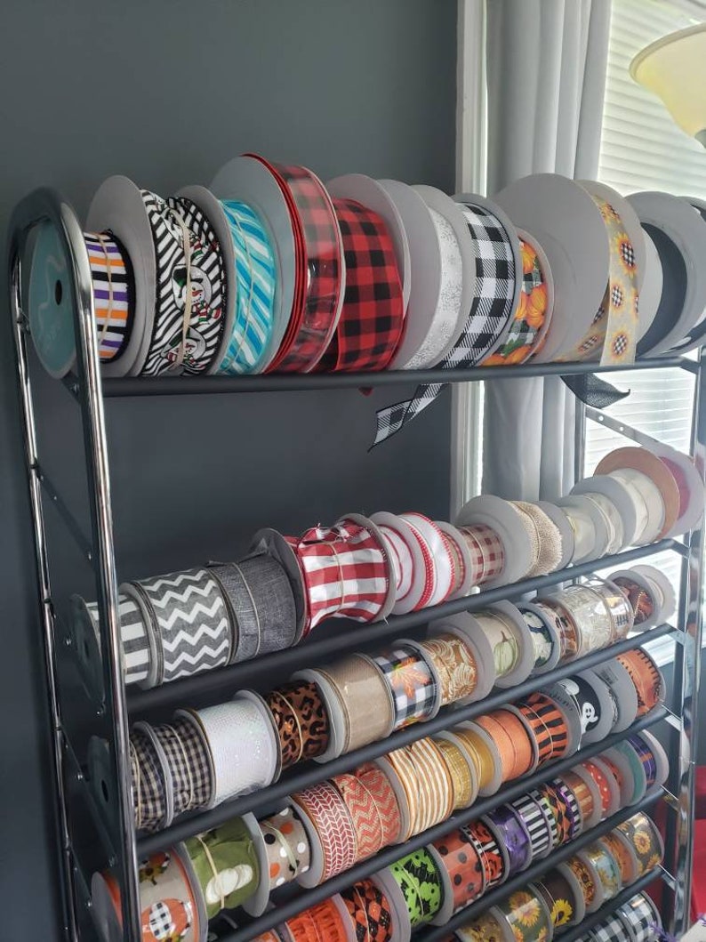 Ribbon Holder Ribbon Stand Ribbon Organizer Ribbon Rack on Etsy