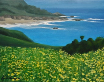 11" x 14" Fine Art Print of Big Sur in California