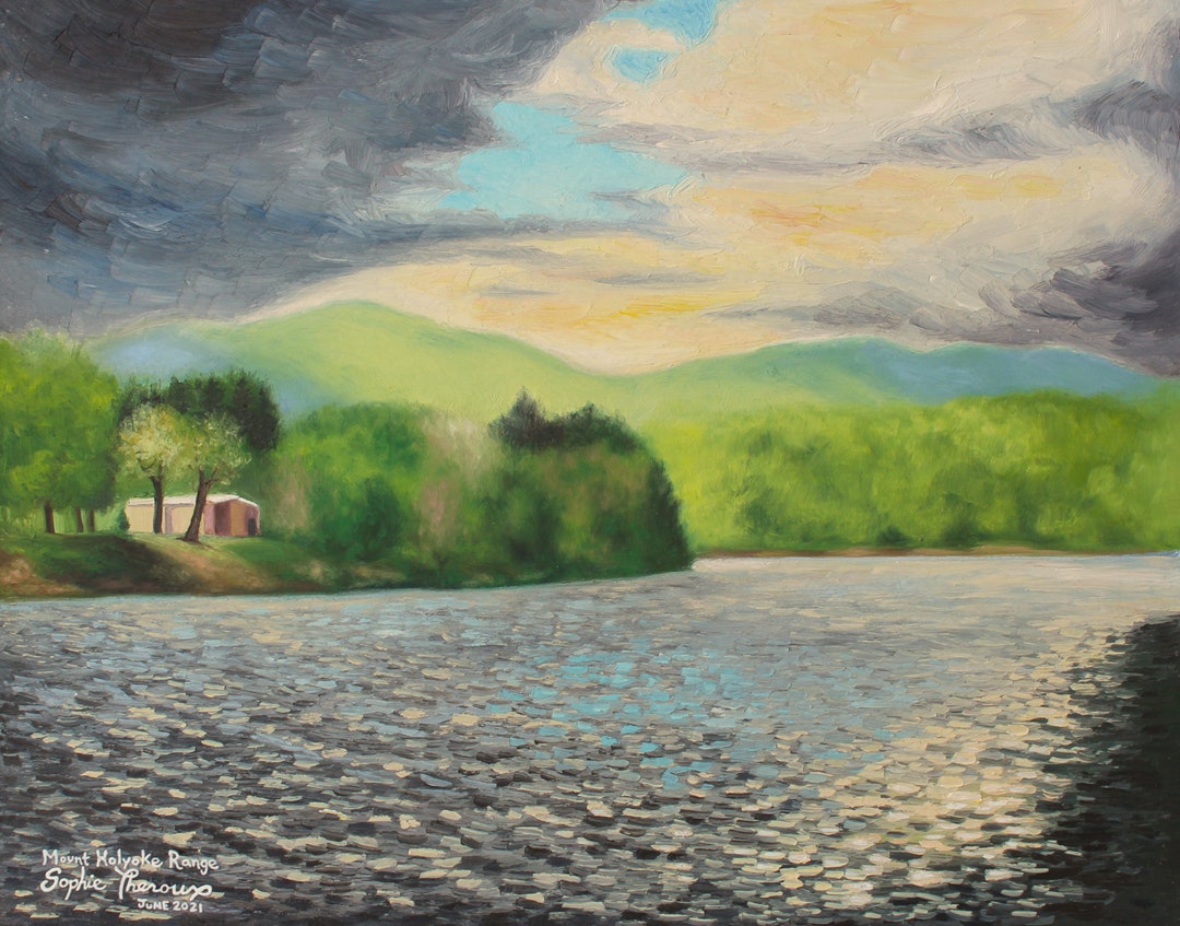 View of the Canoe Club in Holyoke Mount Holyoke Range and Etsy