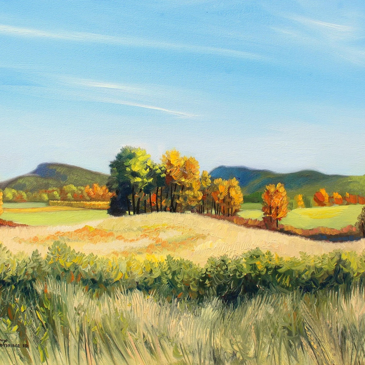 Mount Holyoke Range From Moody Bridge Road in Hadley, Massachusetts - Fine Art Print - Etsy
