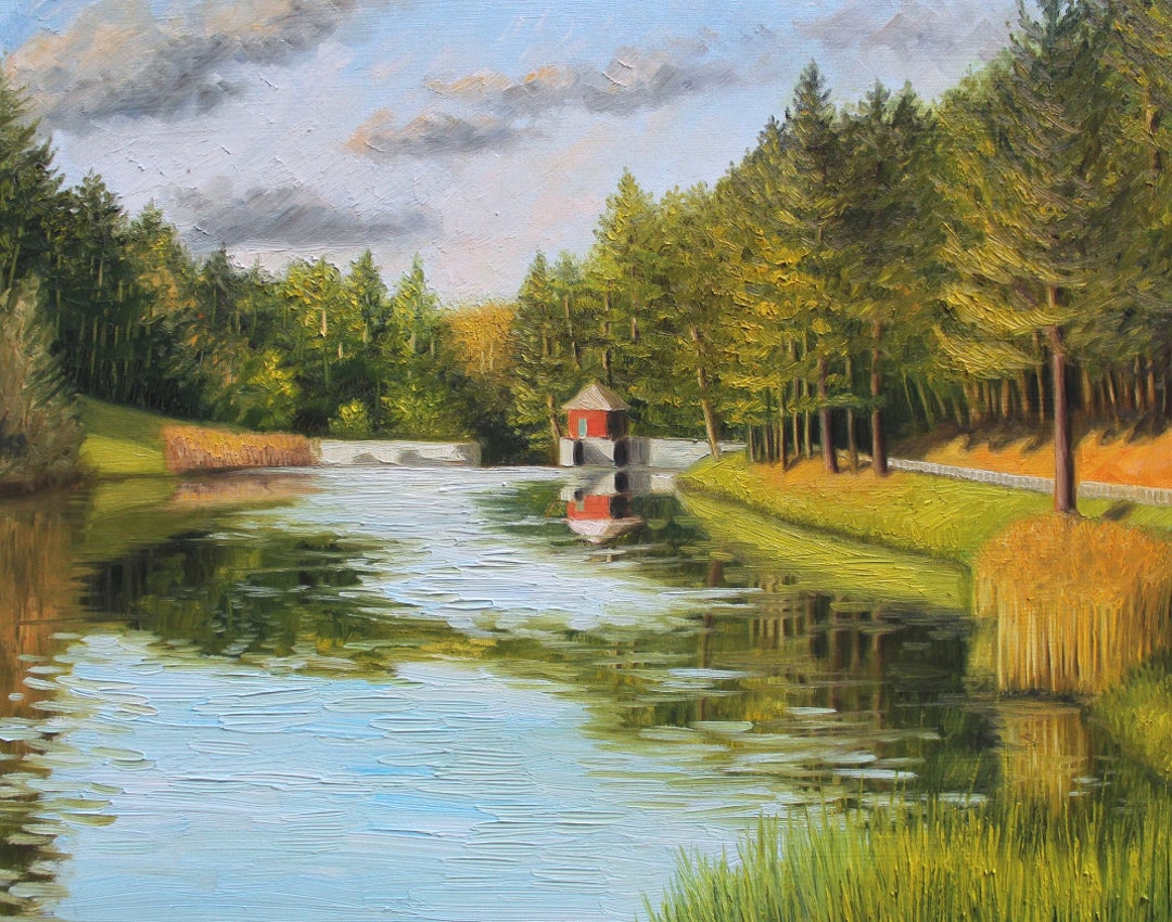 A View of the Reservoir in Leeds, Massachusetts - 11" X 14" Fine Art Print on Paper - Etsy