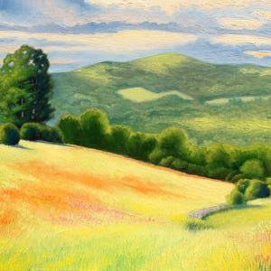 View from Richmond, MA in the Berkshires - Fine Art Print