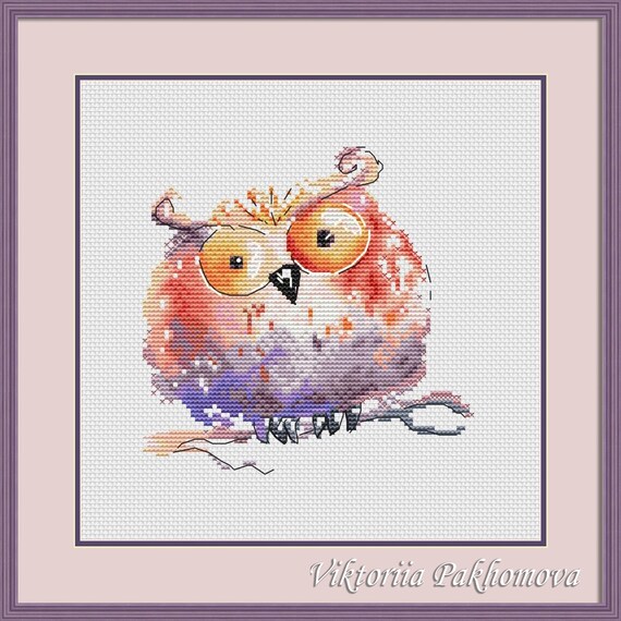 Owl Cross Stitch Chart