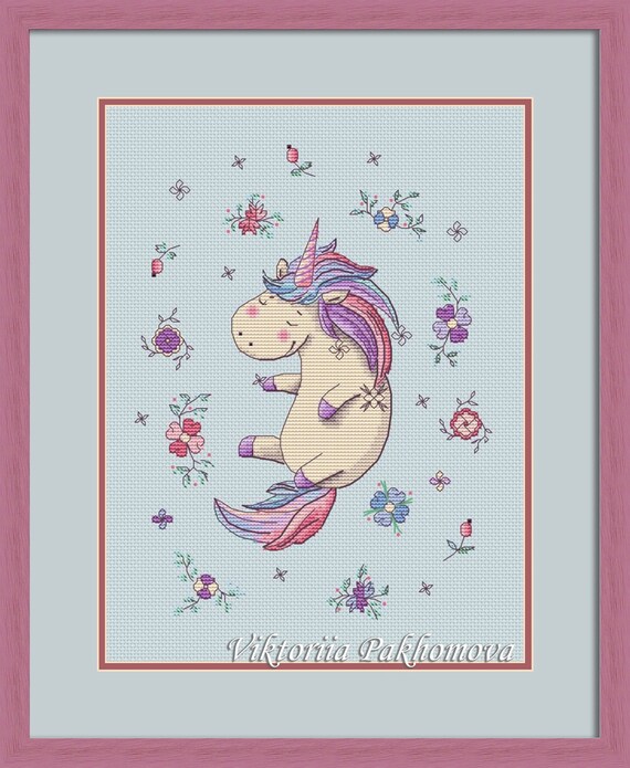 Last of the Unicorns Cross Stitch Chart//Pattern//Design//XStitch
