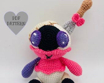 Peerifool Amigurumi crochet pattern. Digital PDF.
