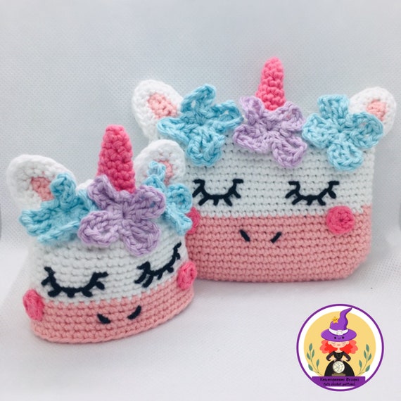 unicorn purse crochet