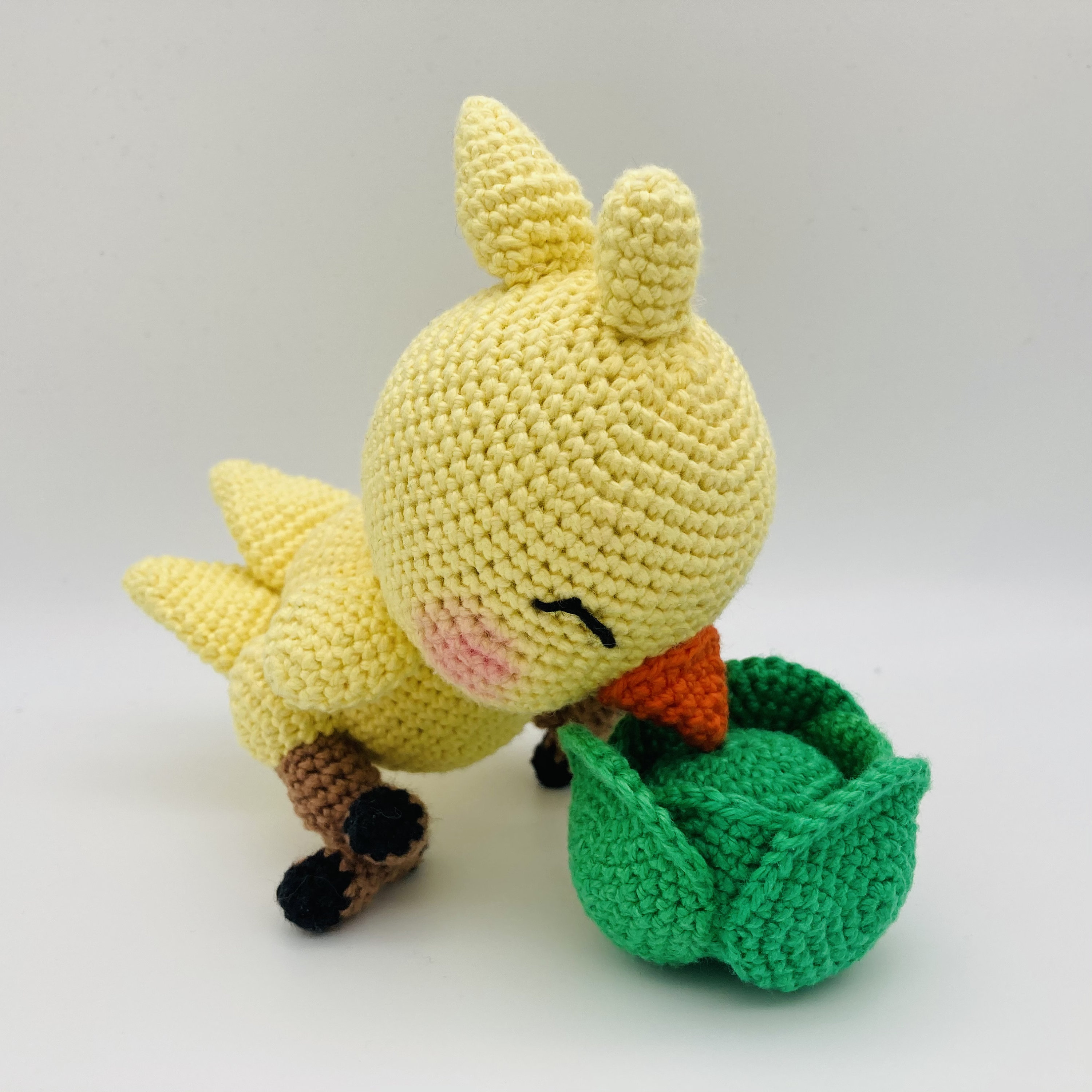 DOPPELGANGER - CHIRORI CHOKO CHOKO ちろりちょこちょこ Moko the Chocobo: Crochet pattern | Ribblr
