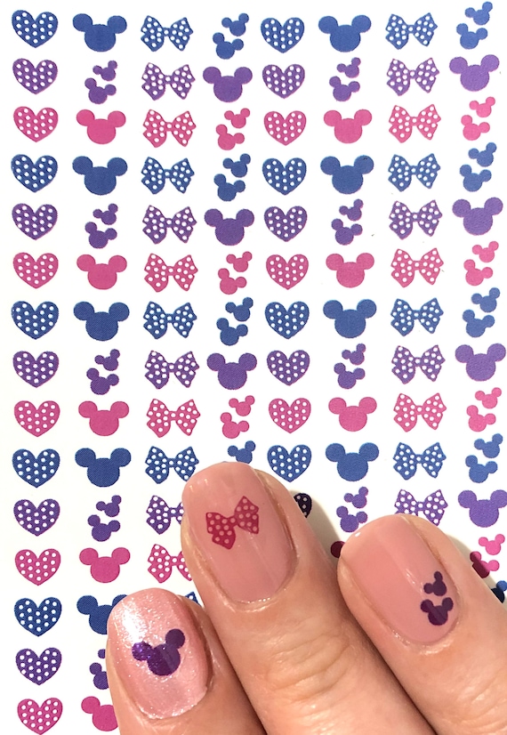 Dress Up Your Nail With our Cute Mickey Nail Art Stickers