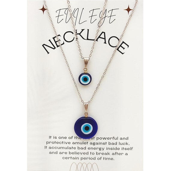 Buy Black Handcrafted Evil Eye Silver Beaded Necklace | ARSN228/ARDI13OCT |  The loom