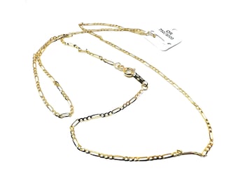 18k solid yellow gold chain, 45 cm, 1.60 mm, 750/1000