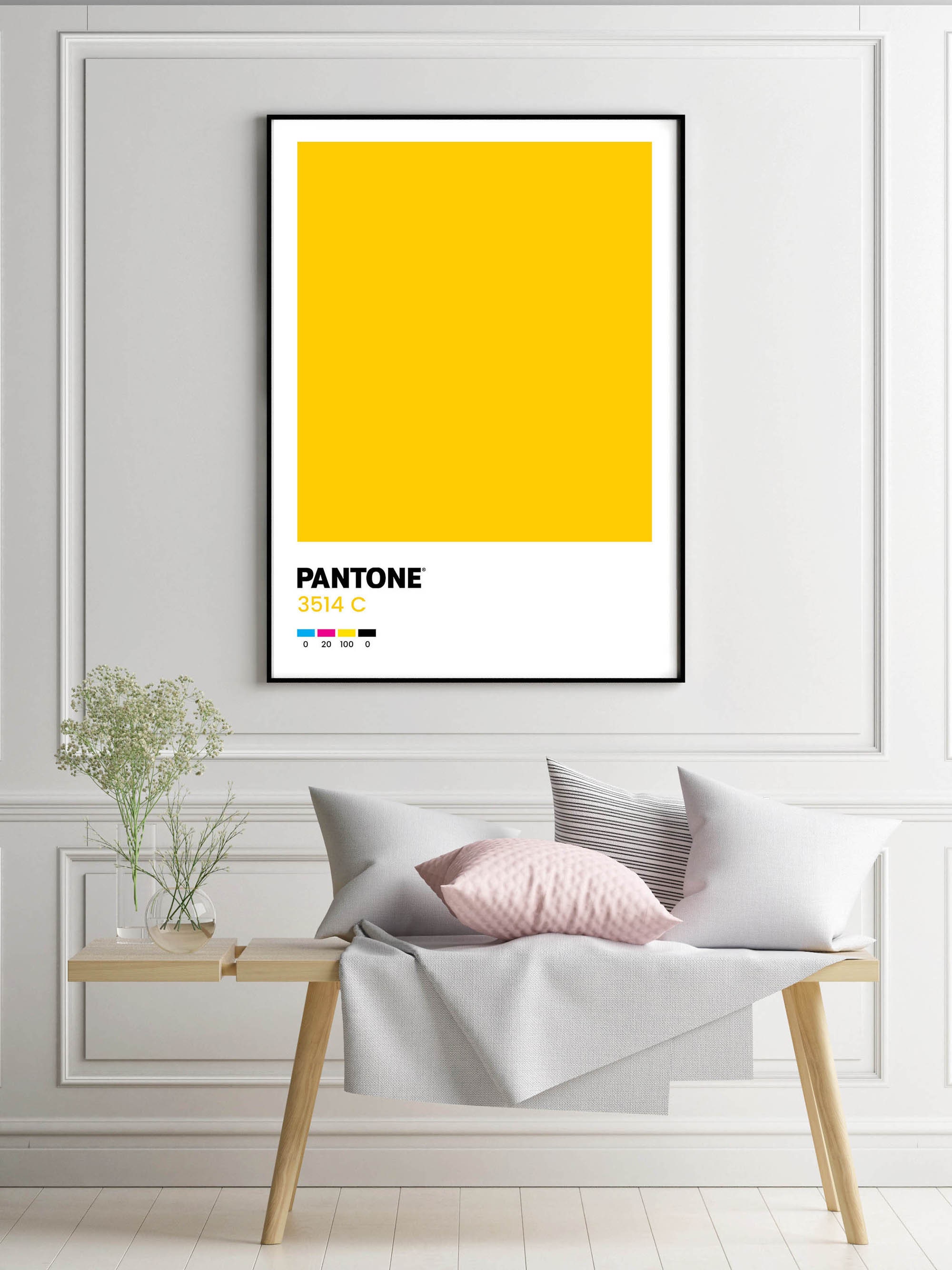 PANTONE® 3514C POSTER Pantone vibrante® cartel de color Etsy