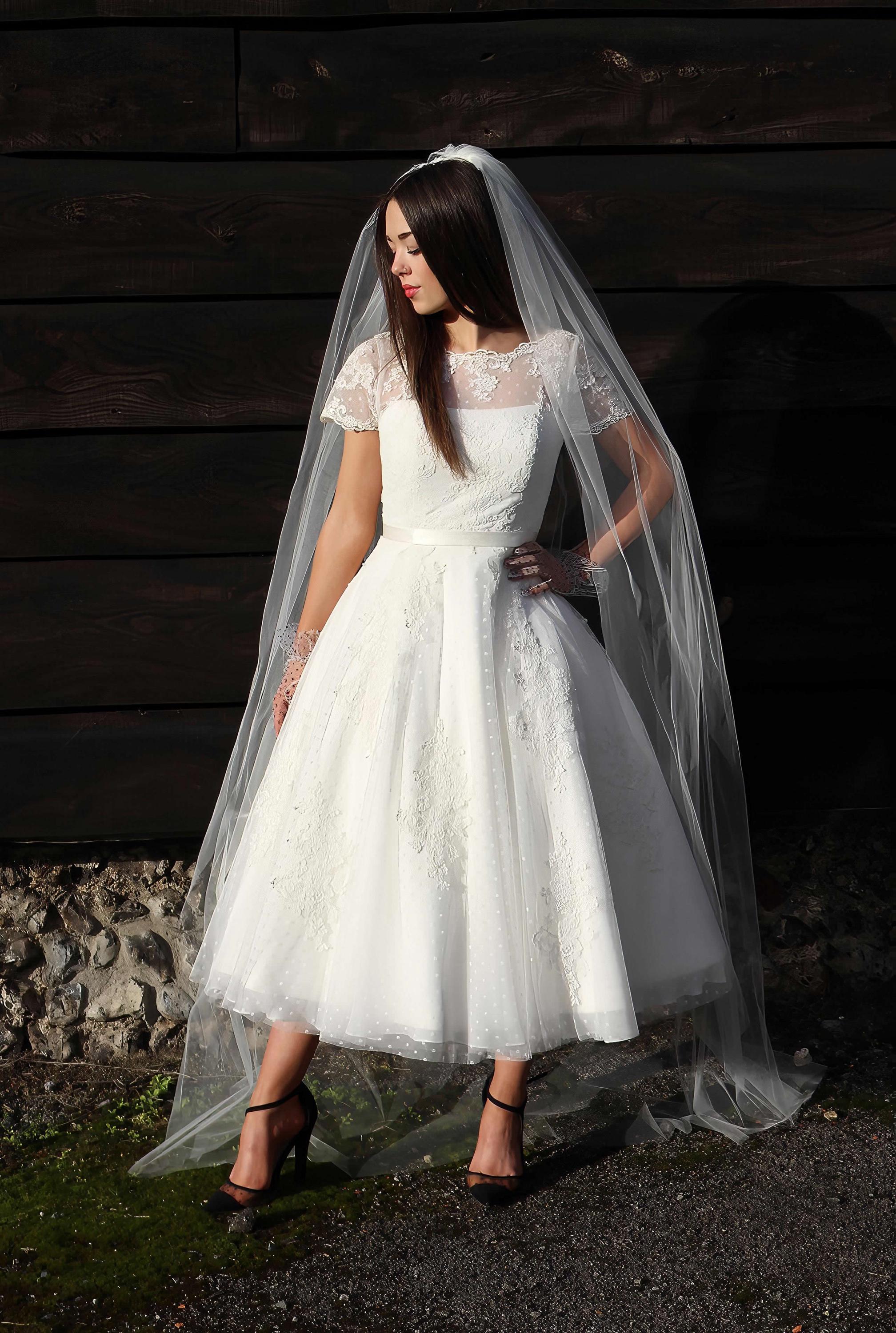 Abito da sposa in stile anni Abito da sposa Abito da